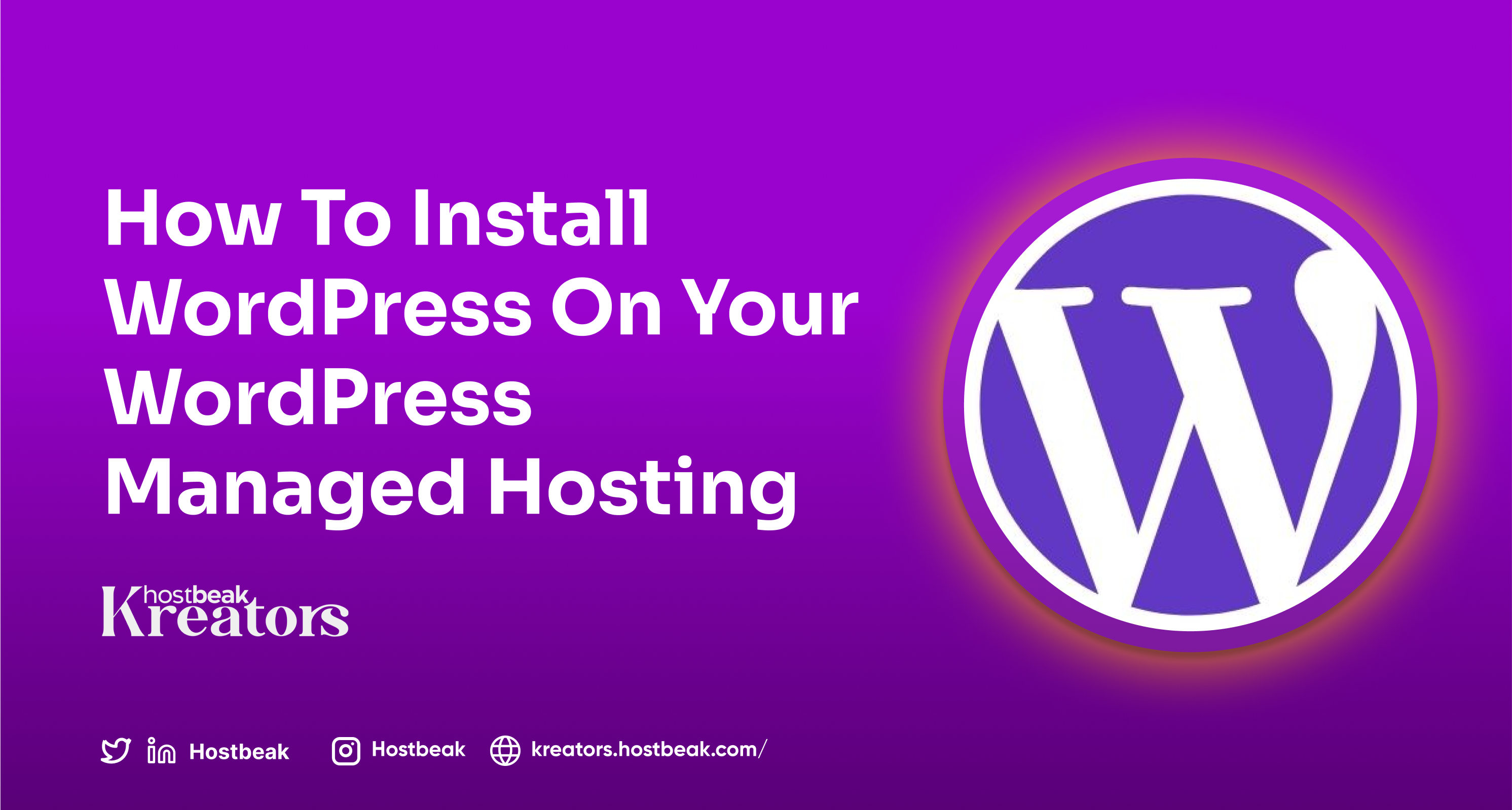 How to install WordPress on your WordPress managed hosting