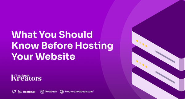 What You Should Know Before Getting a Hosting