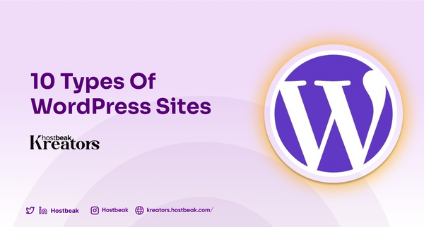 10 types of WordPress sites